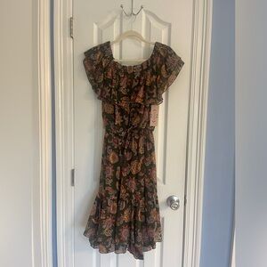 NWT Nanette Lepore off shoulder dress Sz 8